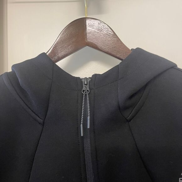 Reebok Men's Softshell Black Coat Athletic Full Zip Hoodie Jacket Size L - Picture 8 of 10